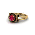 Radiant Ruby Halo Gold Engagement Ring - Madilyn No. 40 image 2