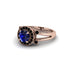 Radiant Sapphire Halo Gold Engagement Ring - Madilyn No. 44 image 2