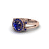 Radiant Sapphire Halo Gold Engagement Ring - Madilyn No. 74