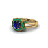 Radiant Sapphire Halo Gold Engagement Ring - Madilyn No. 28 image 3