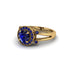 Radiant Sapphire Halo Gold Engagement Ring - Madilyn No. 73