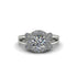 Radiant Diamond Halo Gold Engagement Ring - Madilyn No. 3 image 2