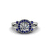 Radiant Diamond Halo Gold Engagement Ring - Madilyn No. 63