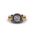 Radiant Diamond Halo Gold Engagement Ring - Madilyn No. 61 image 2