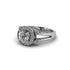 Radiant Diamond Halo Gold Engagement Ring - Madilyn No. 3 image 3