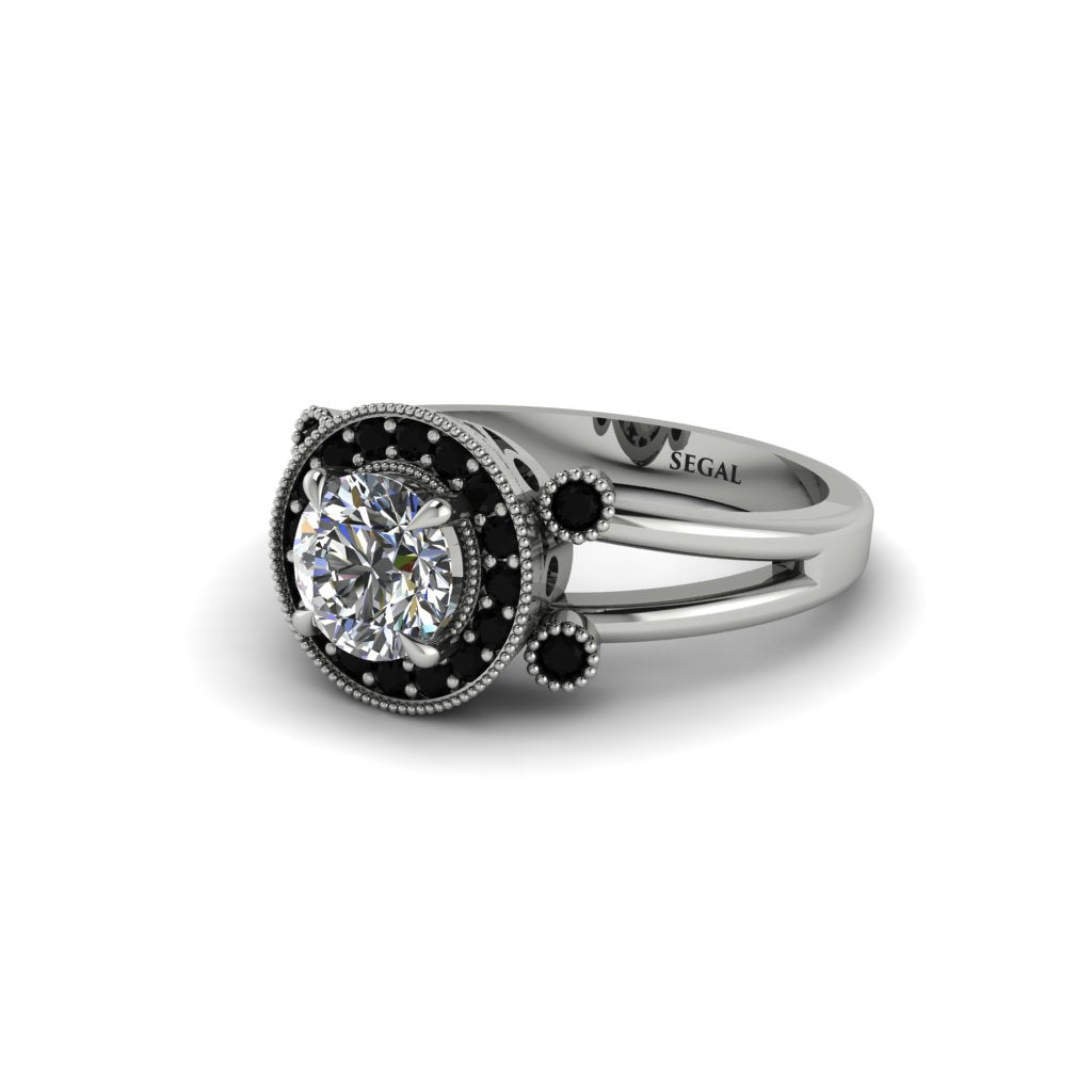 Radiant Diamond Halo Gold Engagement Ring - Madilyn No. 33