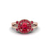 Radiant Ruby Halo Gold Engagement Ring - Madilyn No. 56 image 2