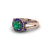 Radiant Emerald Halo Gold Engagement Ring - Madilyn No. 65