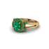 Radiant Emerald Halo Gold Engagement Ring - Madilyn No. 19 image 3