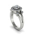 Radiant Diamond Halo Gold Engagement Ring - Madilyn No. 3