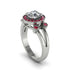 Radiant Diamond Halo Gold Engagement Ring - Madilyn No. 48