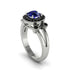 Radiant Sapphire Halo Gold Engagement Ring - Madilyn No. 45