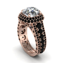 Diamond Radiant Majesty Pave Engagement Ring - Cataleya No. 32 image 1