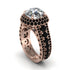 Diamond Radiant Majesty Pave Engagement Ring - Cataleya No. 32 image 1