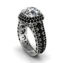Diamond Radiant Majesty Pave Engagement Ring - Cataleya No. 33 image 1
