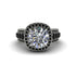 Diamond Radiant Majesty Pave Engagement Ring - Cataleya No. 33 image 2