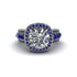 Diamond Radiant Majesty Pave Engagement Ring - Cataleya No. 63 image 2
