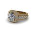 Diamond Radiant Majesty Pave Engagement Ring - Cataleya No. 1 image 3
