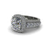 Diamond Radiant Majesty Pave Engagement Ring - Cataleya No. 3 image 3