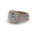 Diamond Radiant Majesty Pave Engagement Ring - Cataleya No. 2 image 3