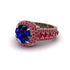 Sapphire Radiant Majesty Pave Engagement Ring - Cataleya No. 59 image 3