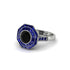 Black Diamond Radiant Majesty Engagement Ring - Francesca No. 69