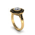 Diamond Radiant Majesty Engagement Ring - Francesca No. 31
