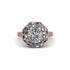 Diamond Radiant Majesty Engagement Ring - Francesca No. 2 image 3