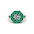 Diamond Radiant Majesty Engagement Ring - Francesca No. 18