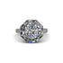 Diamond Radiant Majesty Engagement Ring - Francesca No. 3