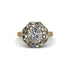 Diamond Radiant Majesty Engagement Ring - Francesca No. 1