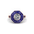 Diamond Radiant Majesty Engagement Ring - Francesca No. 62 image 3