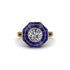 Diamond Radiant Majesty Engagement Ring - Francesca No. 61
