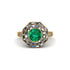 Emerald Radiant Majesty Engagement Ring - Francesca No. 4 image 3
