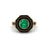 Emerald Radiant Majesty Engagement Ring - Francesca No. 34