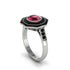 Ruby Radiant Majesty Engagement Ring - Francesca No. 42