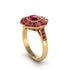 Ruby Radiant Majesty Engagement Ring - Francesca No. 55 image 2