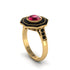 Ruby Radiant Majesty Engagement Ring - Francesca No. 40