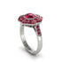 Ruby Radiant Majesty Engagement Ring - Francesca No. 57