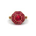 Ruby Radiant Majesty Engagement Ring - Francesca No. 55 image 3