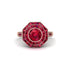 Ruby Radiant Majesty Engagement Ring - Francesca No. 56 image 3