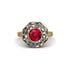 Ruby Radiant Majesty Engagement Ring - Francesca No. 10
