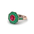 Ruby Radiant Majesty Engagement Ring - Francesca No. 26