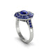 Sapphire Radiant Majesty Engagement Ring - Francesca No. 75