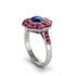 Sapphire Radiant Majesty Engagement Ring - Francesca No. 60 image 2