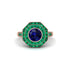 Sapphire Radiant Majesty Engagement Ring - Francesca No. 29 image 3