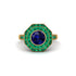 Sapphire Radiant Majesty Engagement Ring - Francesca No. 28 image 3