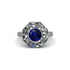 Sapphire Radiant Majesty Engagement Ring - Francesca No. 15 image 3