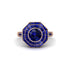 Sapphire Radiant Majesty Engagement Ring - Francesca No. 74 image 3