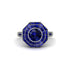 Sapphire Radiant Majesty Engagement Ring - Francesca No. 75 image 3